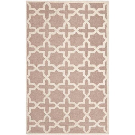 Safavieh Cambridge Hand Tufted Runner RugBeige & Ivory 2 ft.-6 in. x 10 ft. CAM125J-210